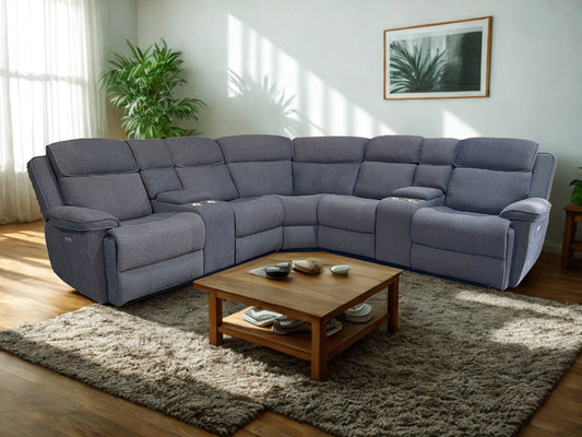 Belluno 5 Seater Electric Recliner Sofa