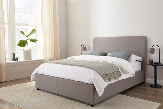 Novara Upholstered Panel Ottoman Bed Frame