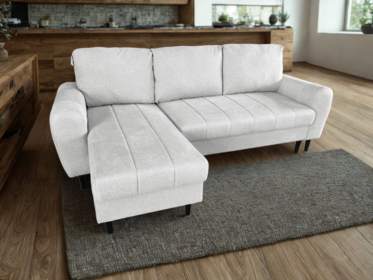 Sienna 3 Seater Right Hand Corner Storage Sofa Bed