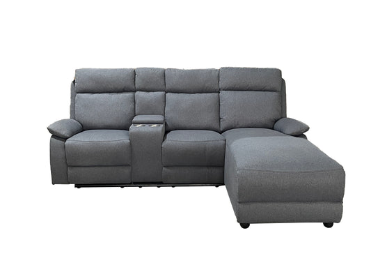 Sorento 3 Seater Fabric Left Hand Corner Recliner Sofa