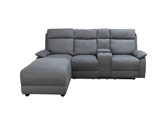 Sorento 3 Seater Fabric Right Hand Corner Recliner Sofa