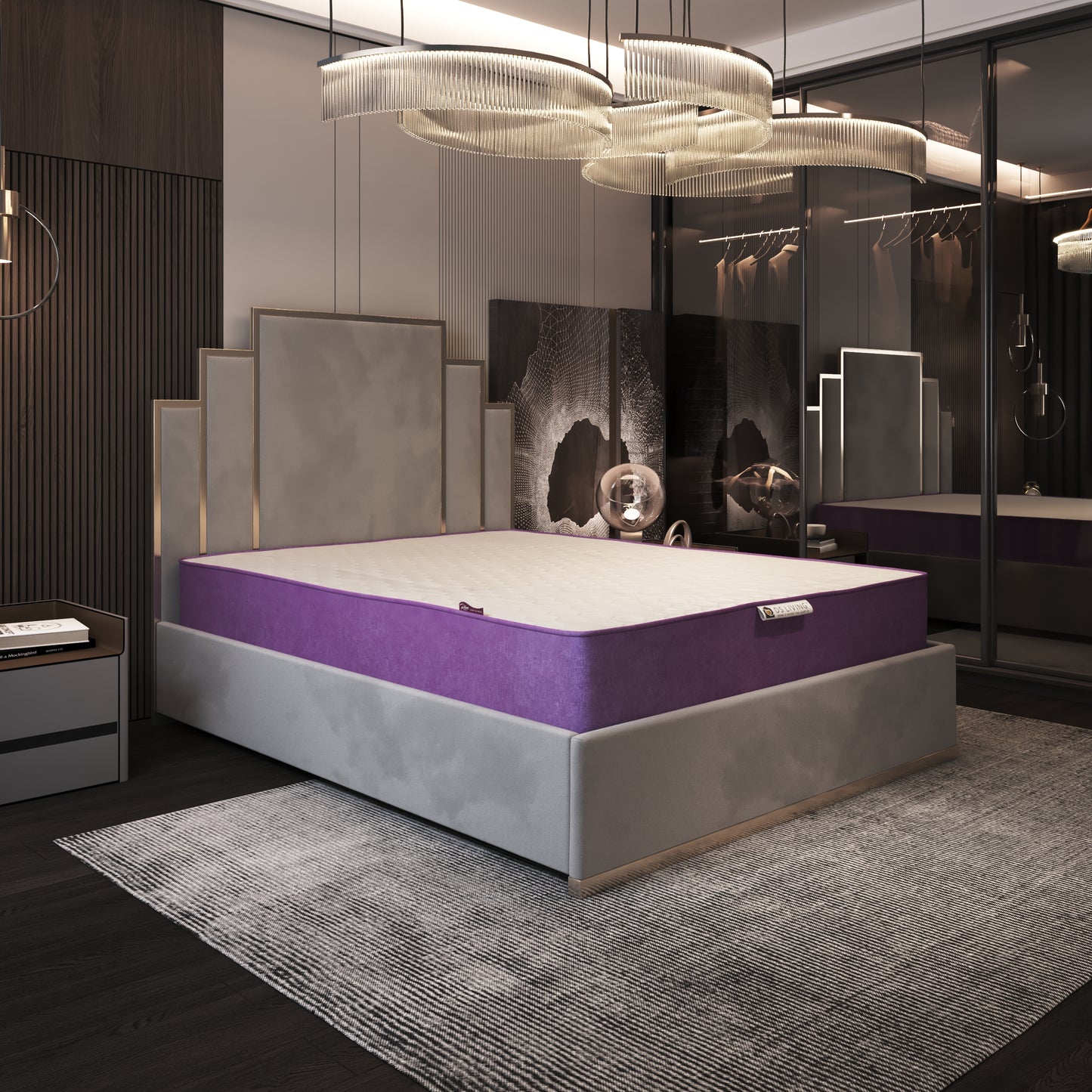 Reve Tanzanite Hybrid Gel-Flex Memory Foam Mattress