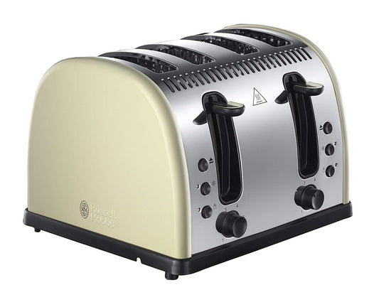 Russell Hobbs Legacy 2400W 21302 4 Slice Toaster - Cream