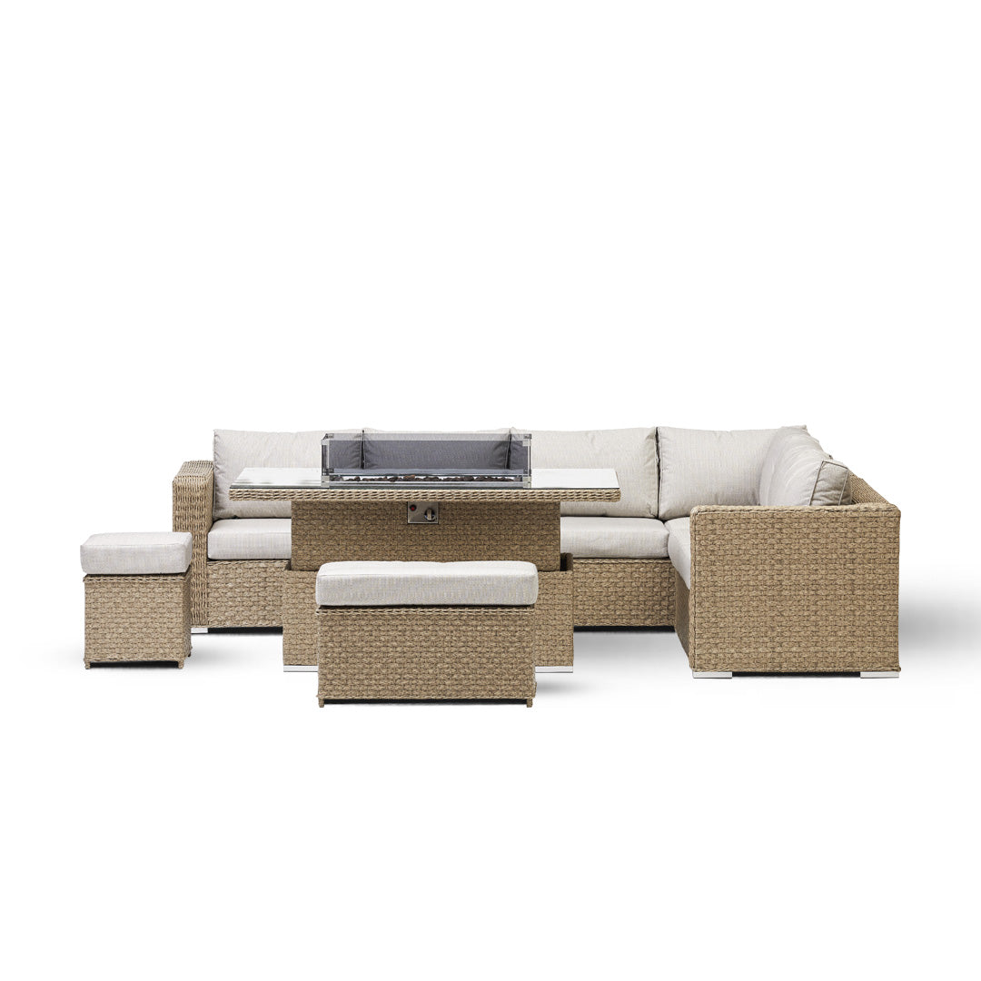 Maze rattan lyon sofa dining set outlet
