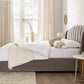 Aurelia Winged Upholstered Ottoman Bed Frame