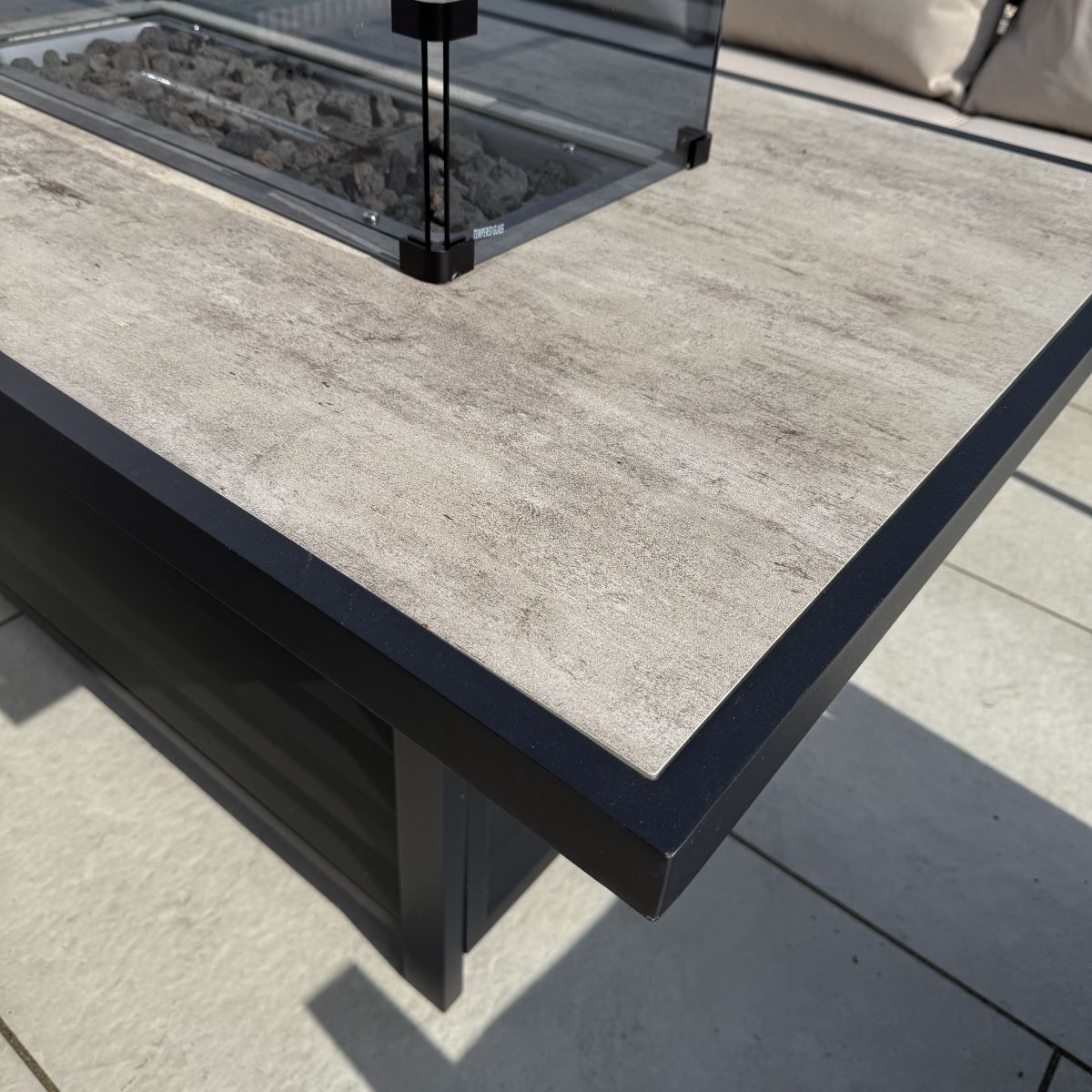 Aluminium Firepit Sofa Set
