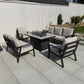 Aluminium Firepit Sofa Set