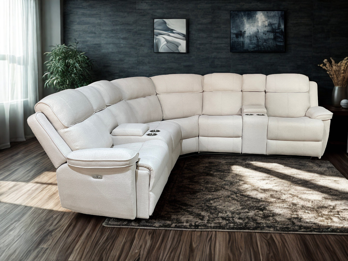 Belluno 5 Seater Electric Recliner Sofa