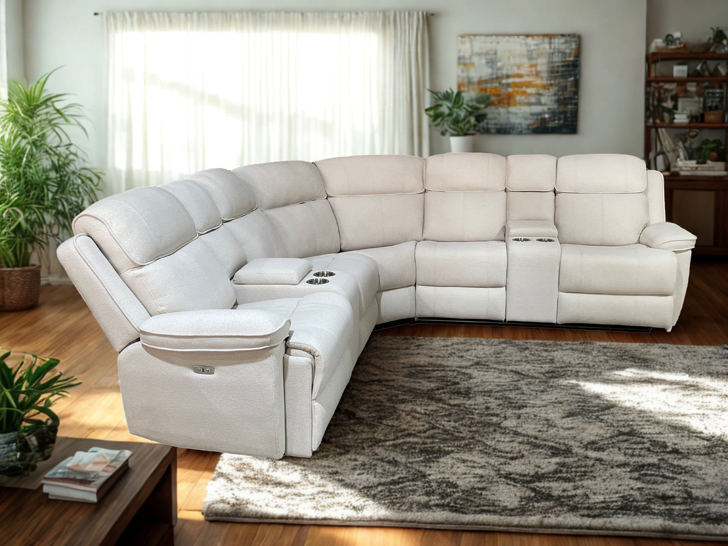 Belluno 5 Seater Electric Recliner Sofa