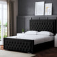 ALLEGRA UPHOLSTERED BED WITH OPTIONAL MATTRESS
