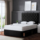 SERAPHINE CHESTERFIELD DIVAN BED WITH TWO DRAWERS AND OPTIONAL MATTRESS