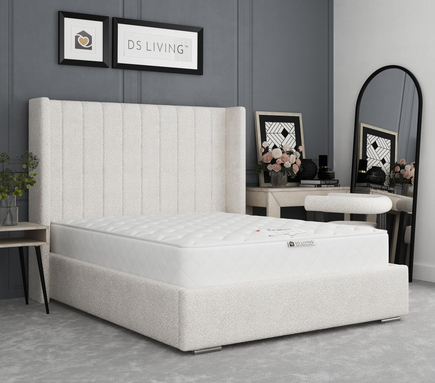 Bliss Gel Enhanced 13.5 Bonnell Spring Mattress - Glacier by DS Living