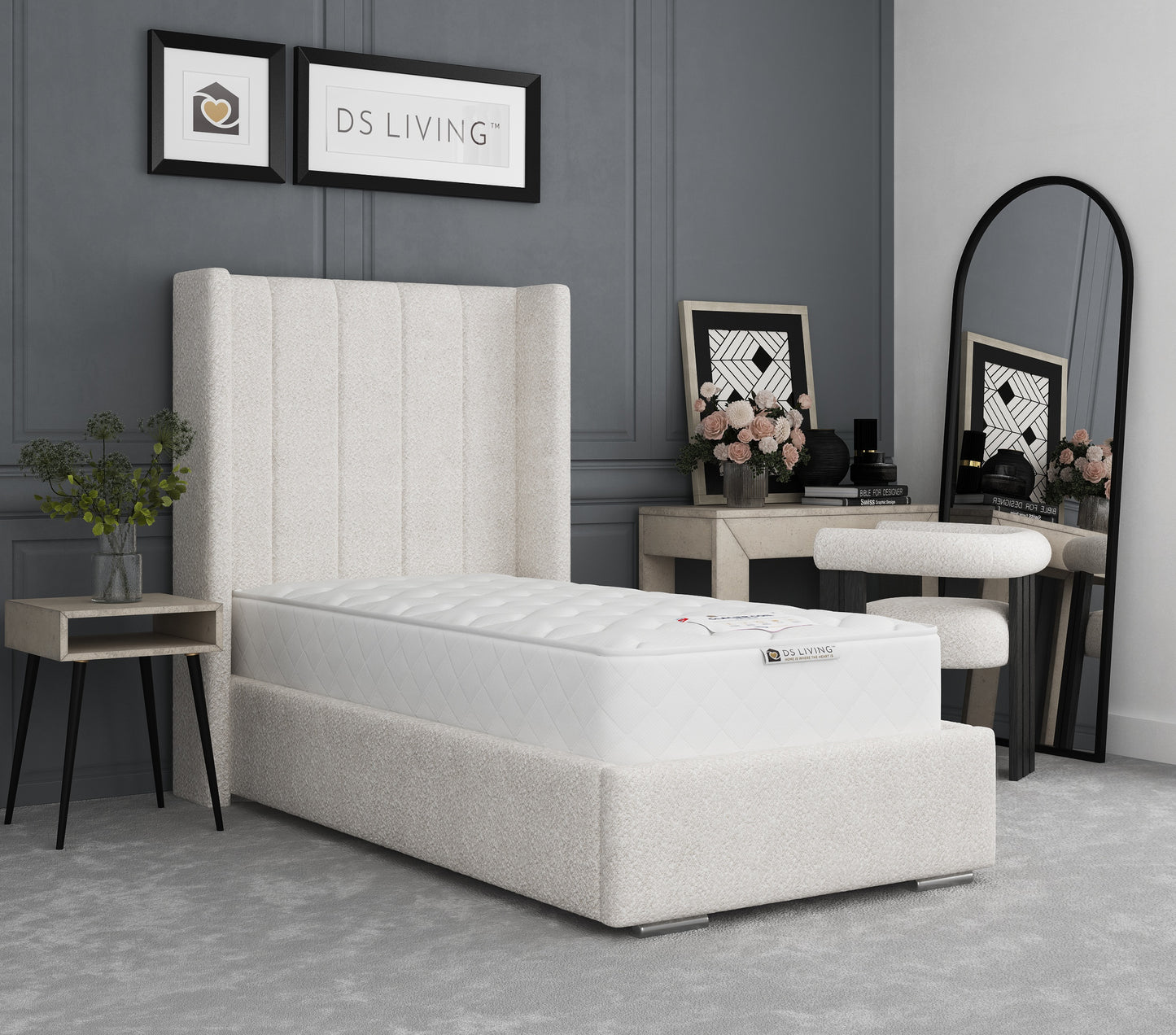 Bliss Gel Enhanced 13.5 Bonnell Spring Mattress - Glacier by DS Living