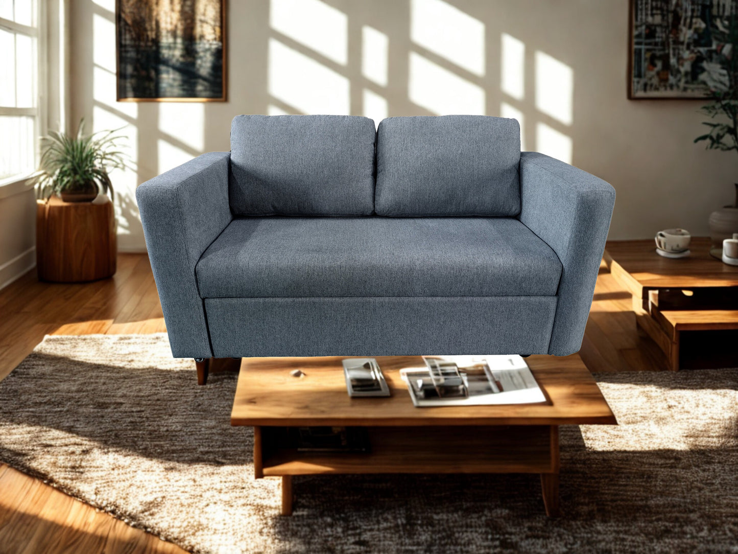 Brenta 2 Seater Slider Storage Sofa