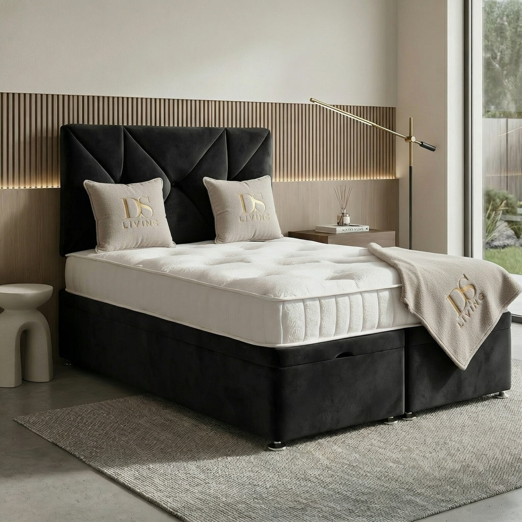 Eclipse Divan Ottoman Gas Lift Storage Bed