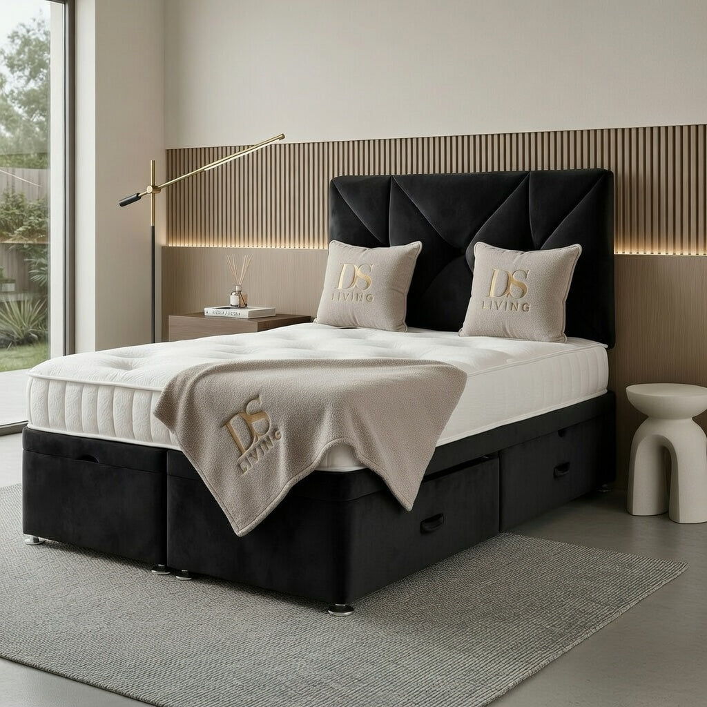 Eclipse Divan Ottoman Gas Lift Storage Bed