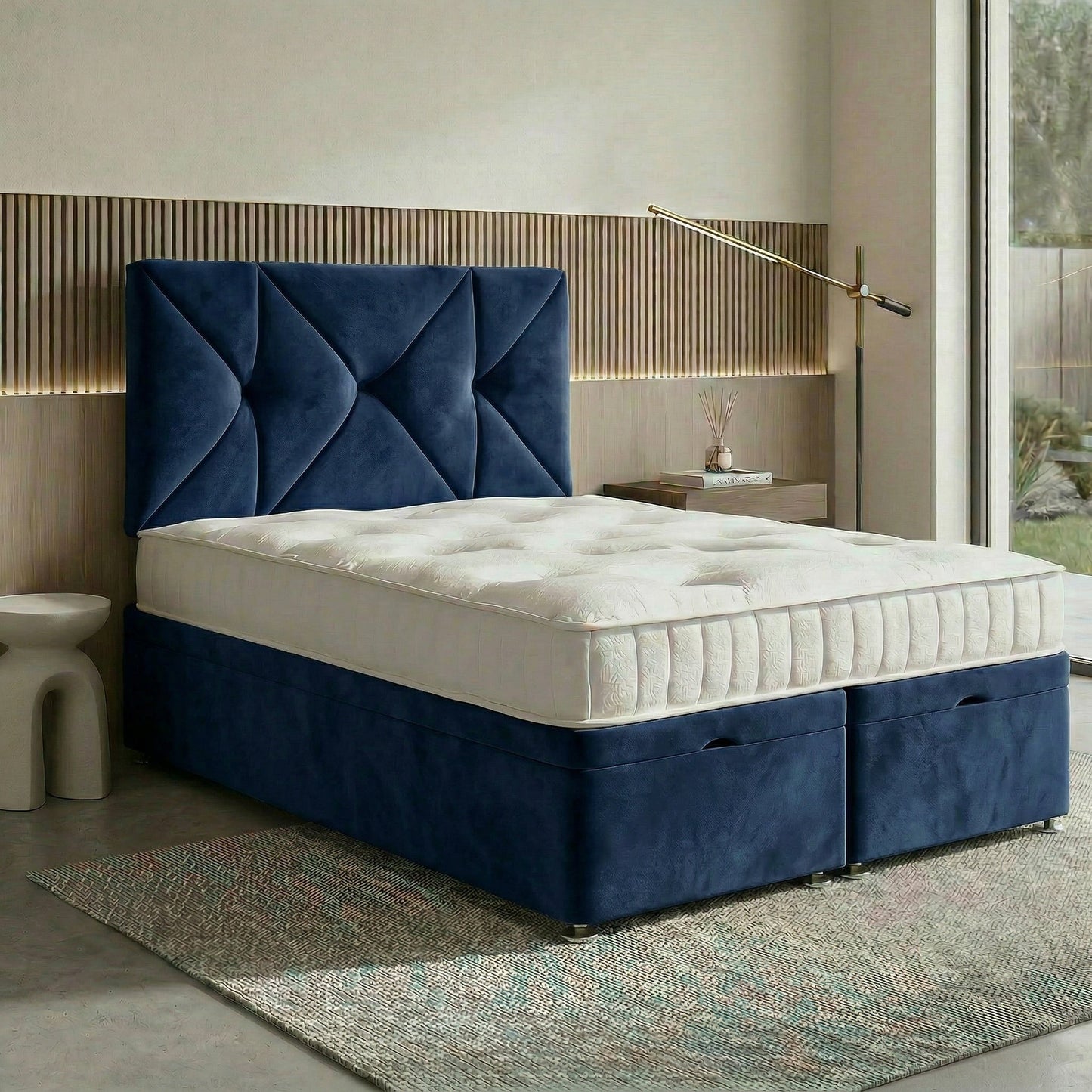 Eclipse Divan Ottoman Gas Lift Storage Bed