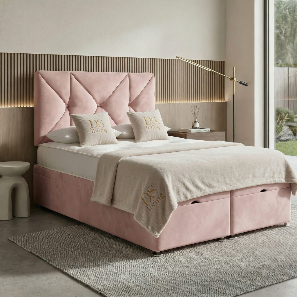 Eclipse Divan Ottoman Gas Lift Storage Bed
