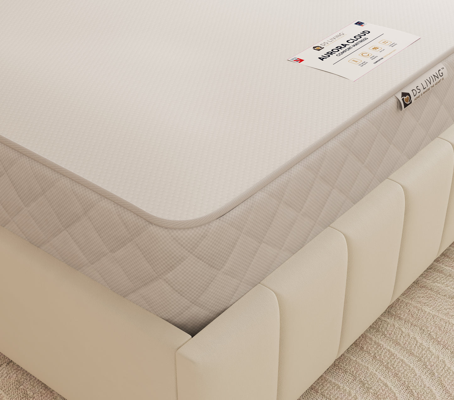 Eclipse 13.5 Bonnell Spring Mattress with Reflex Foam Layers - Aurora by DS Living