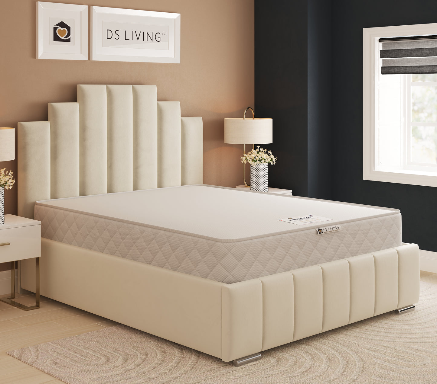 Eclipse 13.5 Bonnell Spring Mattress with Reflex Foam Layers - Aurora by DS Living