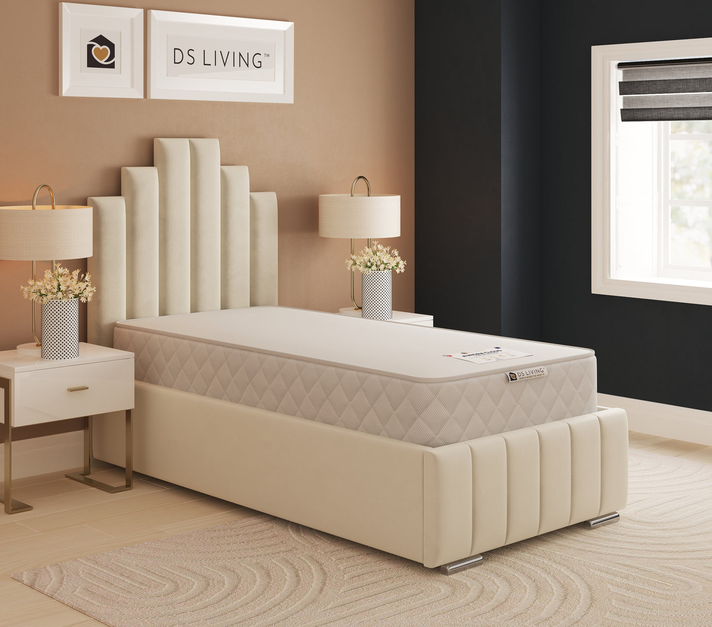 Eclipse 13.5 Bonnell Spring Mattress with Reflex Foam Layers - Aurora by DS Living