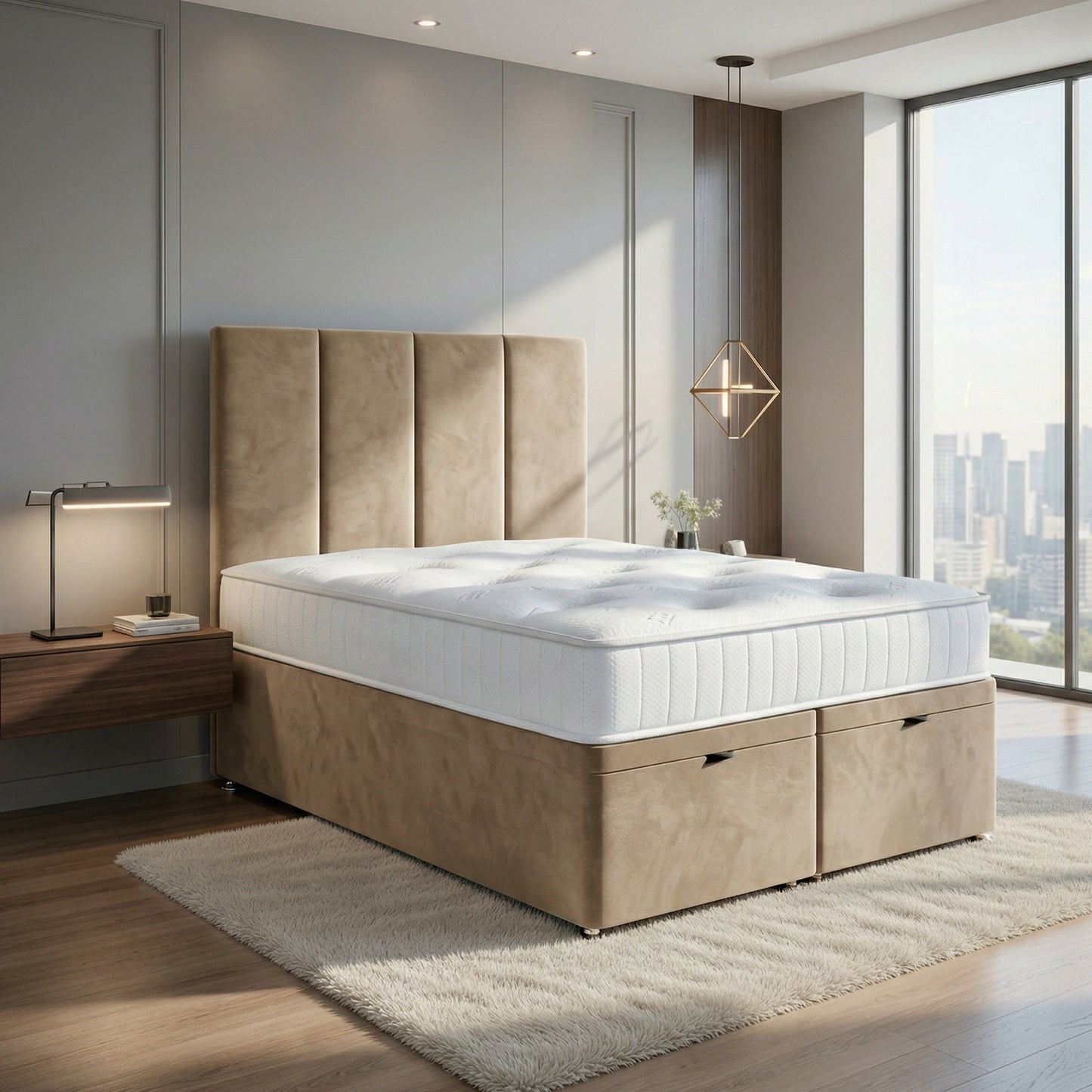 Harmony Divan Ottoman Gas Lift Storage Bed