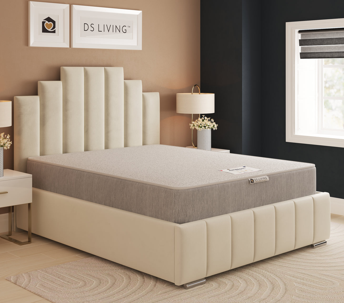 Harmony 13.5 Bonnell Spring Mattress with Comfort Layers- Aurora by DS Living