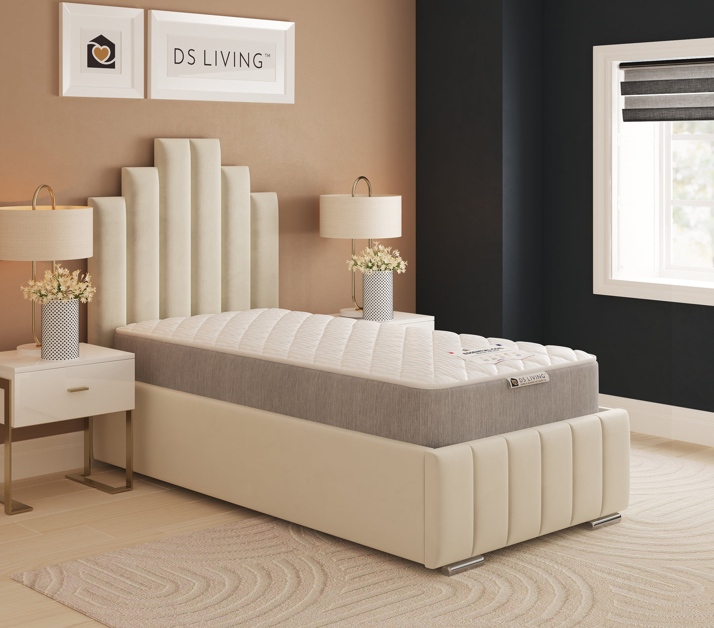 Haven 13.5 Bonnell Spring with Memory Foam Layers Mattress - Essentials by DS Living