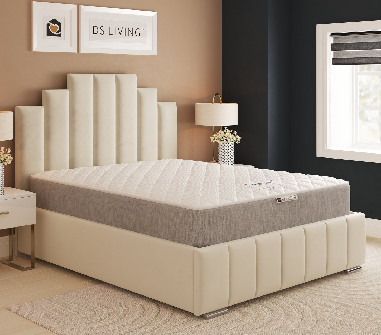 Haven 13.5 Bonnell Spring with Memory Foam Layers Mattress - Essentials by DS Living