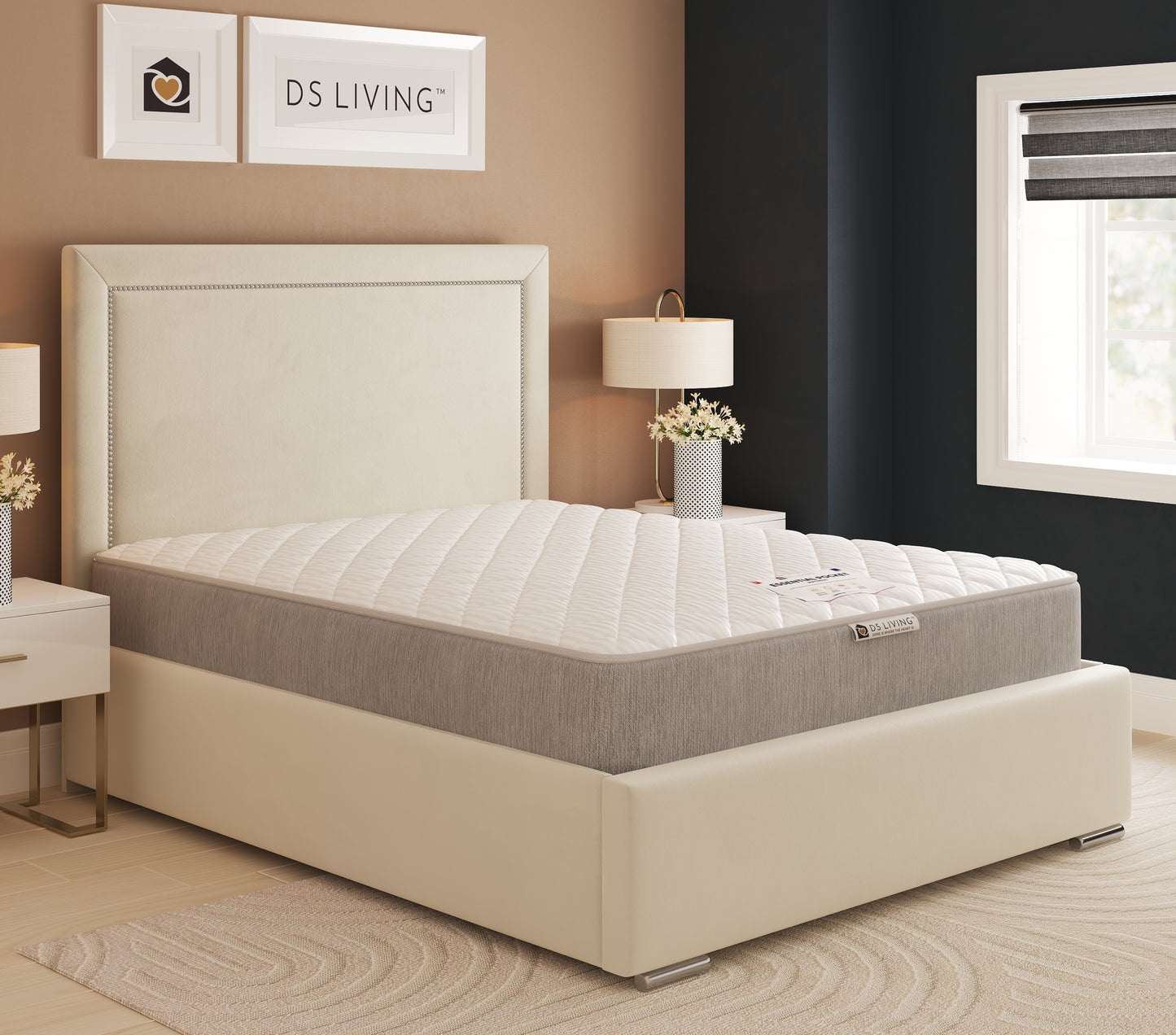 Luxe 800 Pocket Sprung Mattress with Comfort Layers- Essentials by DS Living