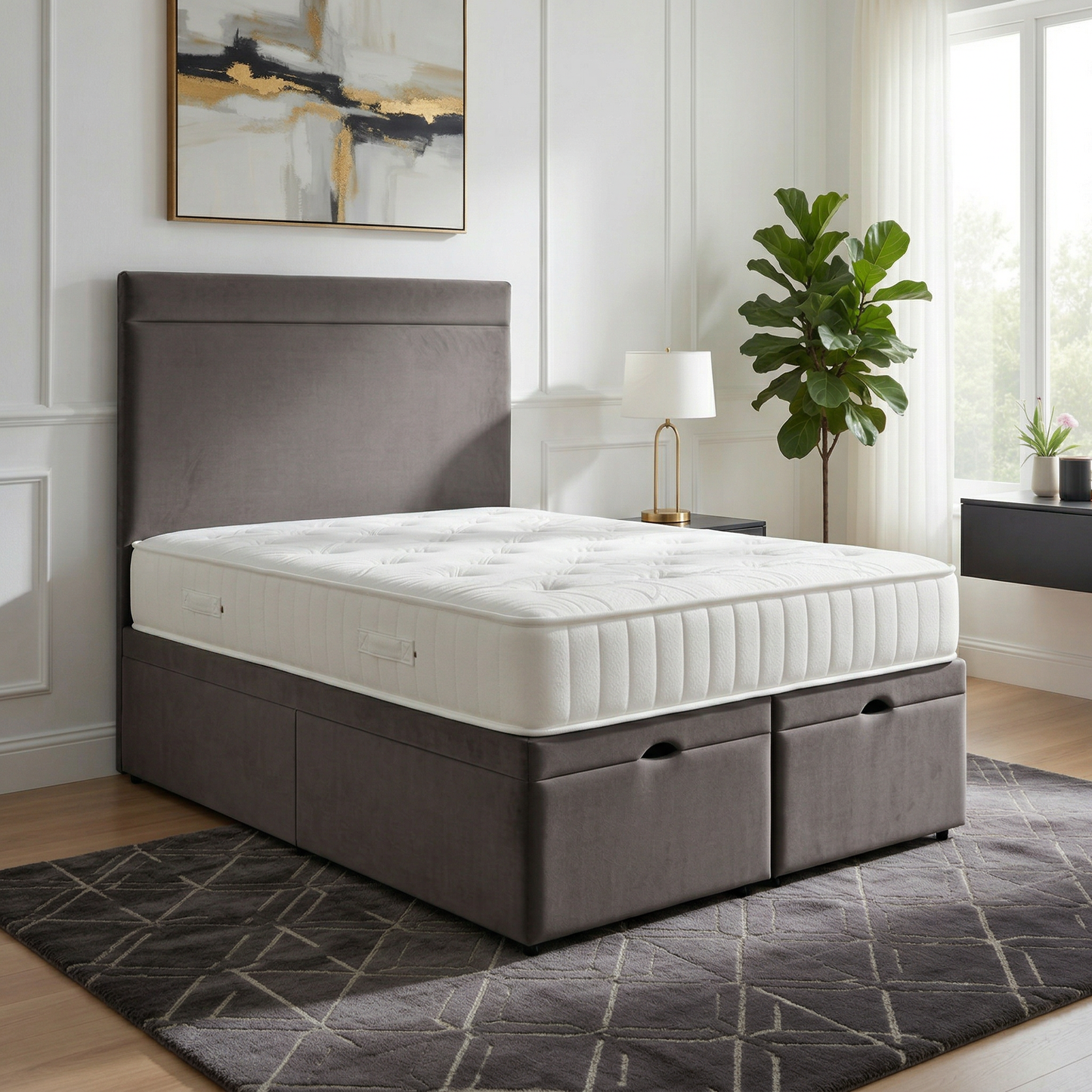 Majesty Divan Ottoman Gas Lift Storage Bed