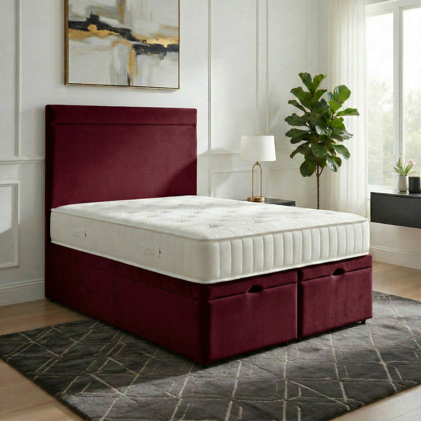 Majesty Divan Ottoman Gas Lift Storage Bed