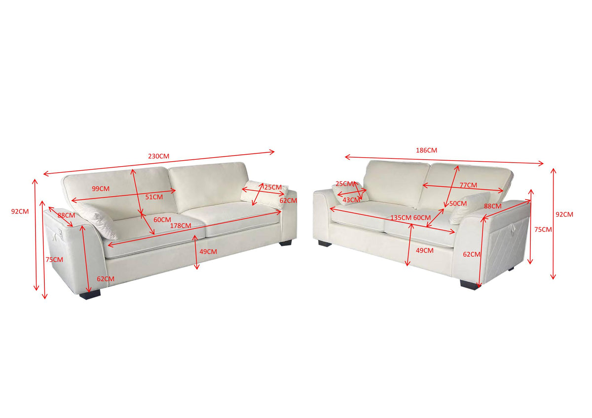 Modena 3+2 Seater Sofa Set