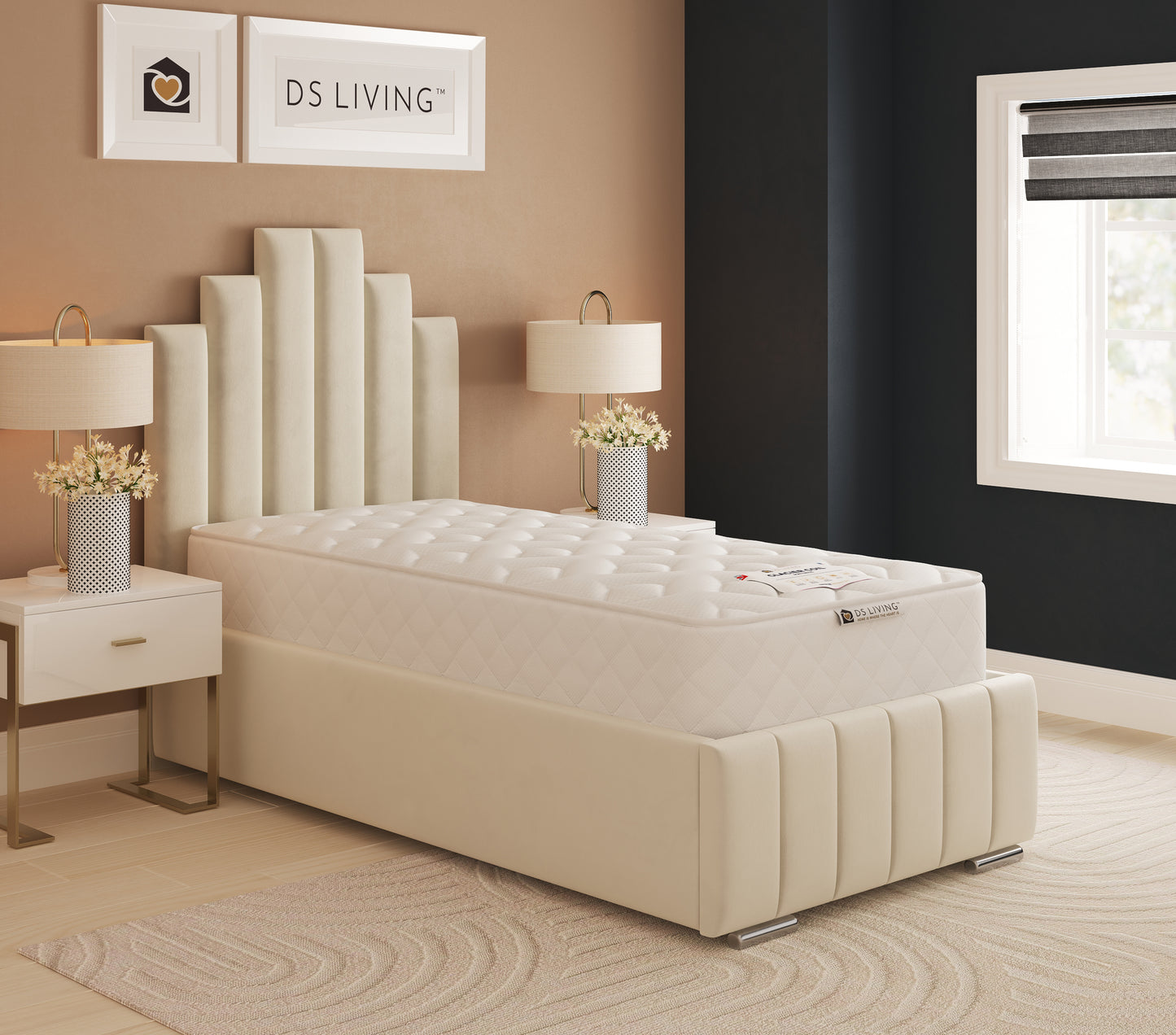 Nightfall Gel Enhanced 12.5 Bonnell Spring Mattress - Glacier by DS Living