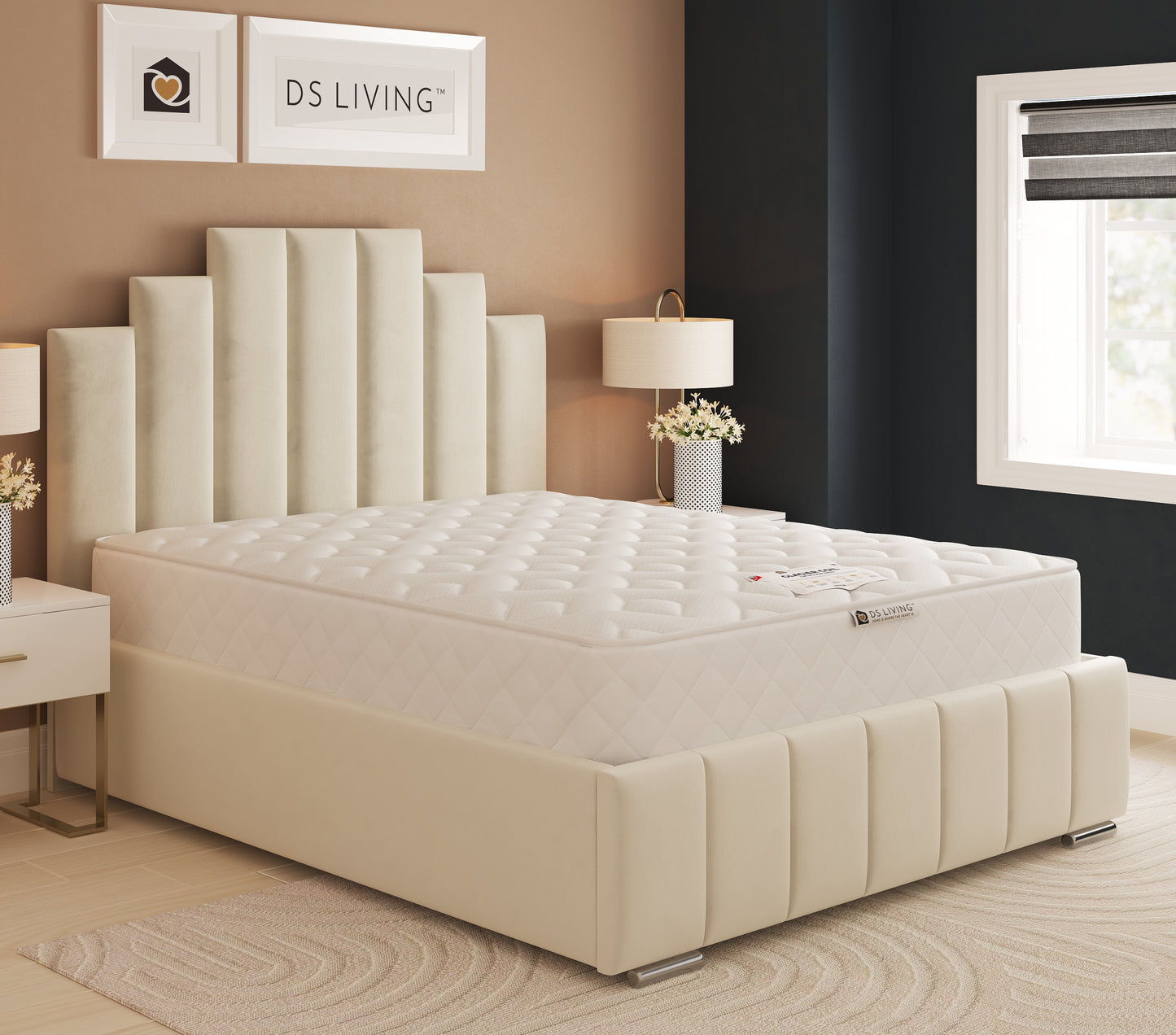 Nightfall Gel Enhanced 12.5 Bonnell Spring Mattress - Glacier by DS Living