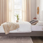 Novara Upholstered Panel Bed Frame