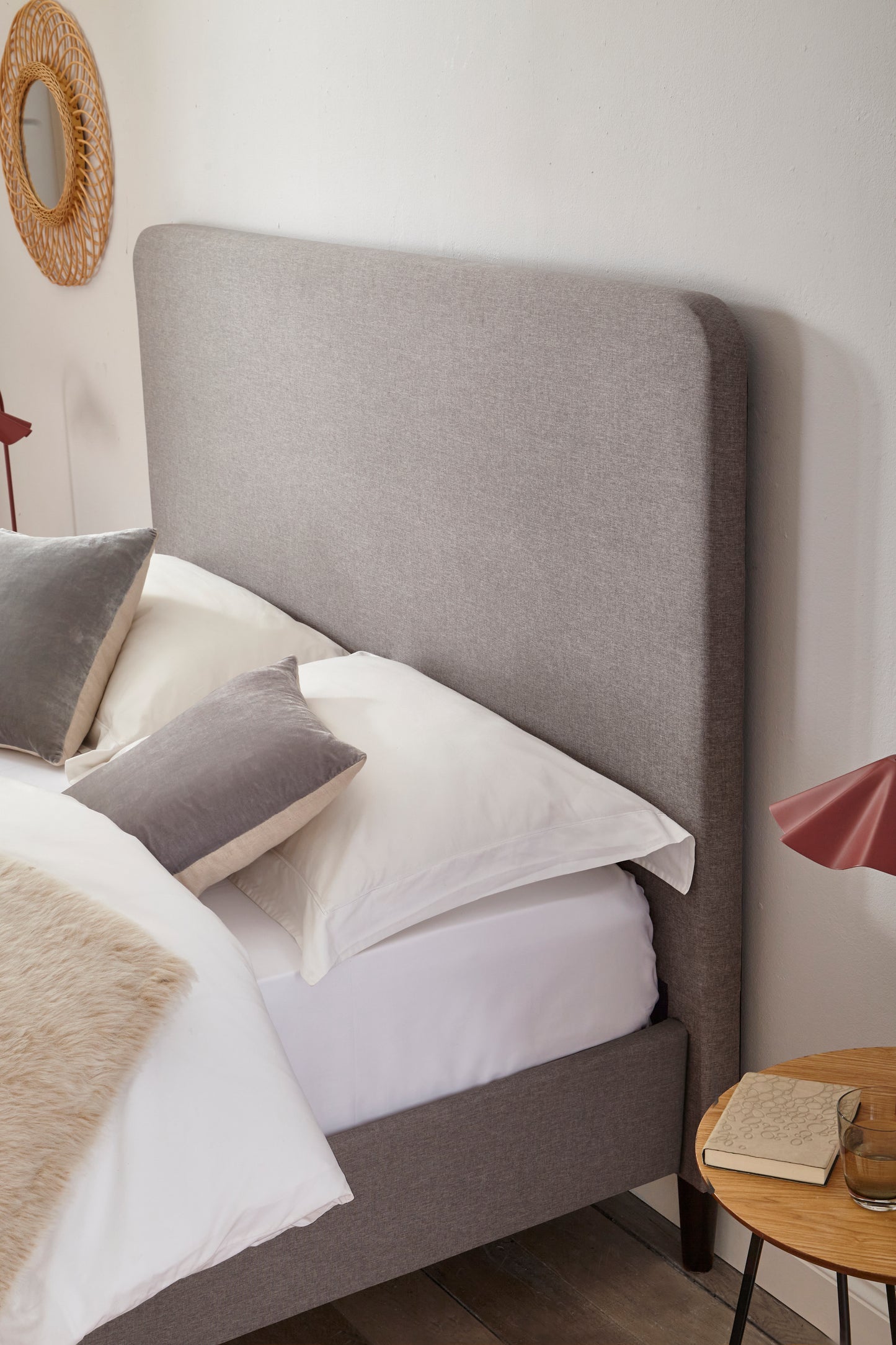 Novara Upholstered Panel Bed Frame