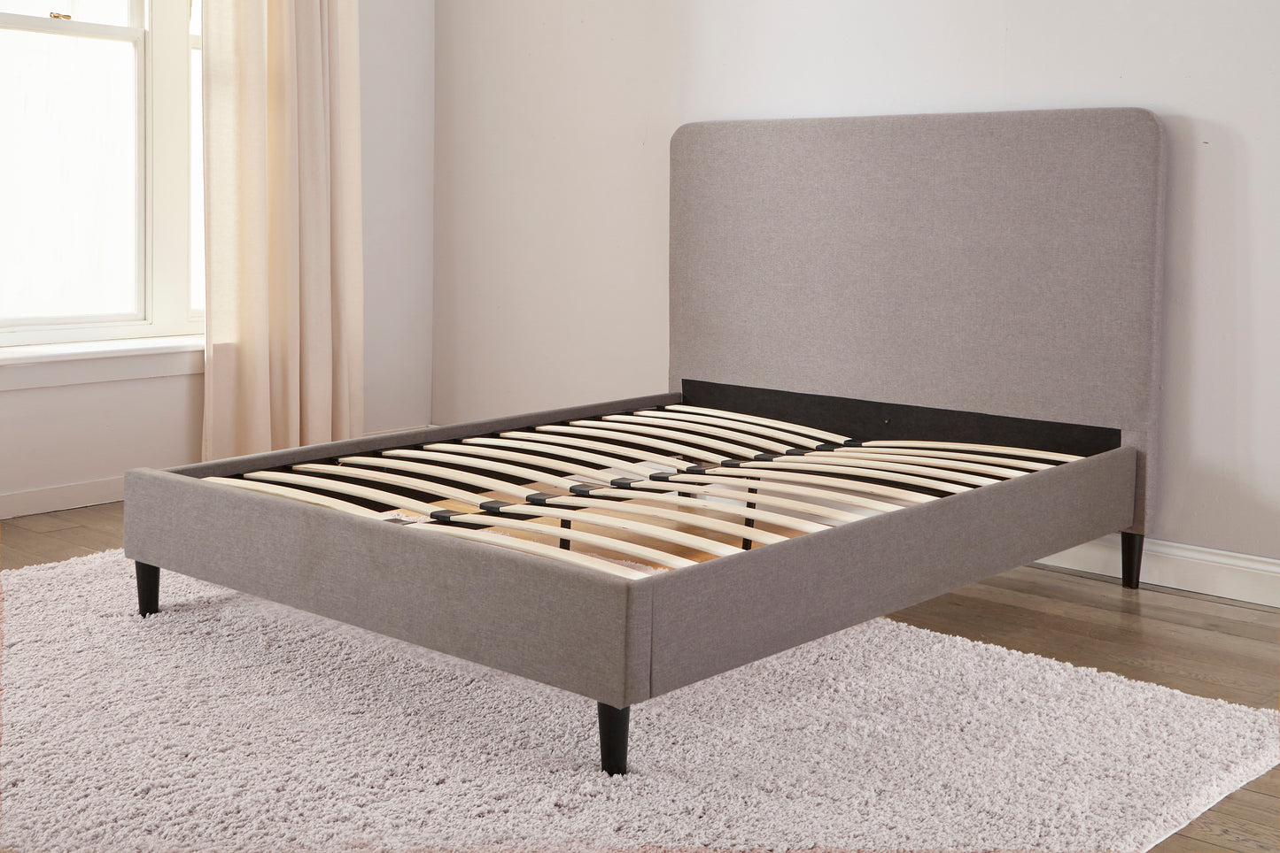 Novara Upholstered Panel Bed Frame