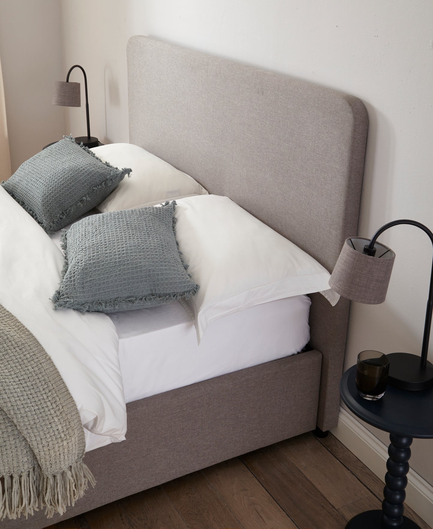Novara Upholstered Panel Ottoman Bed Frame