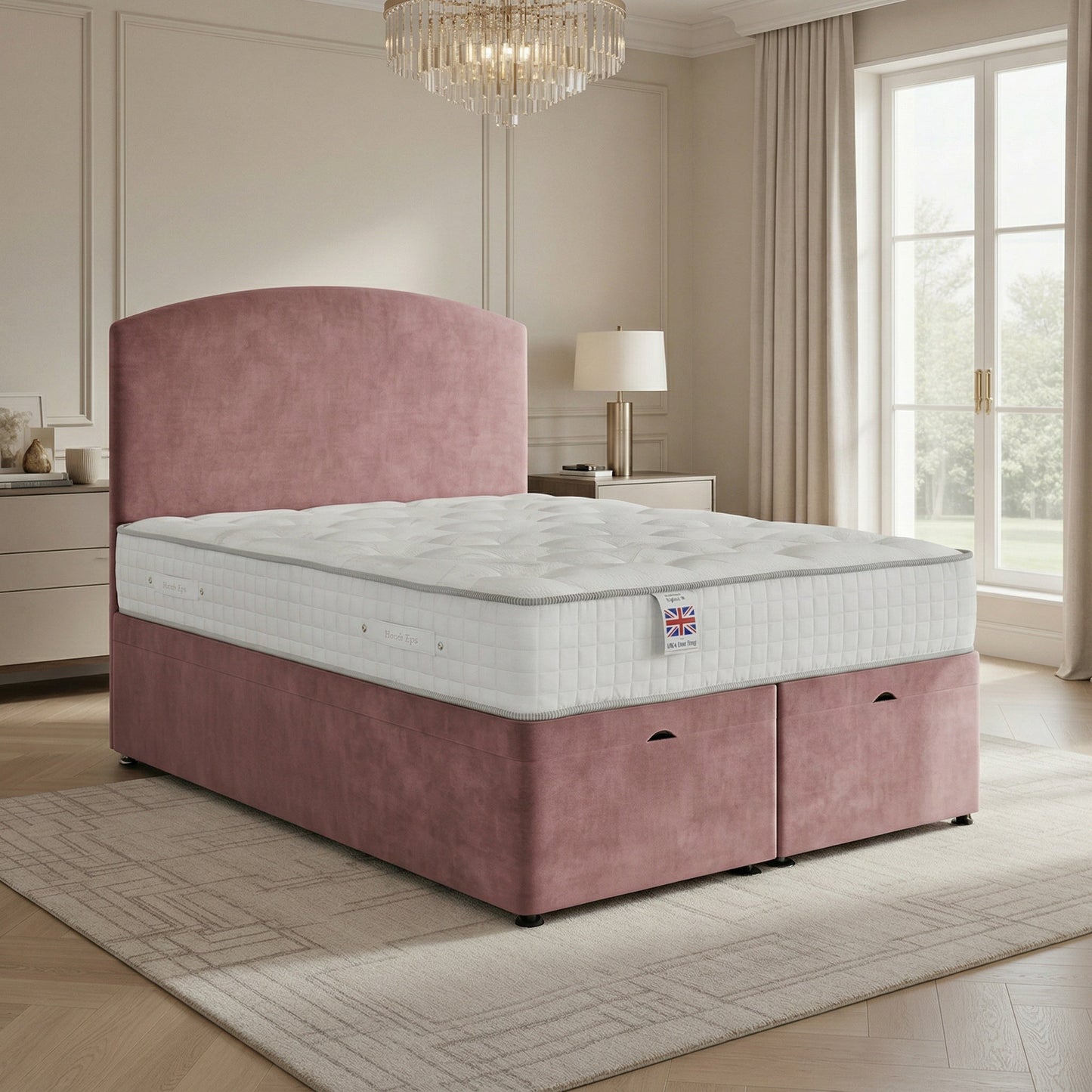 Opulence Divan Ottoman Gas Lift Storage Bed