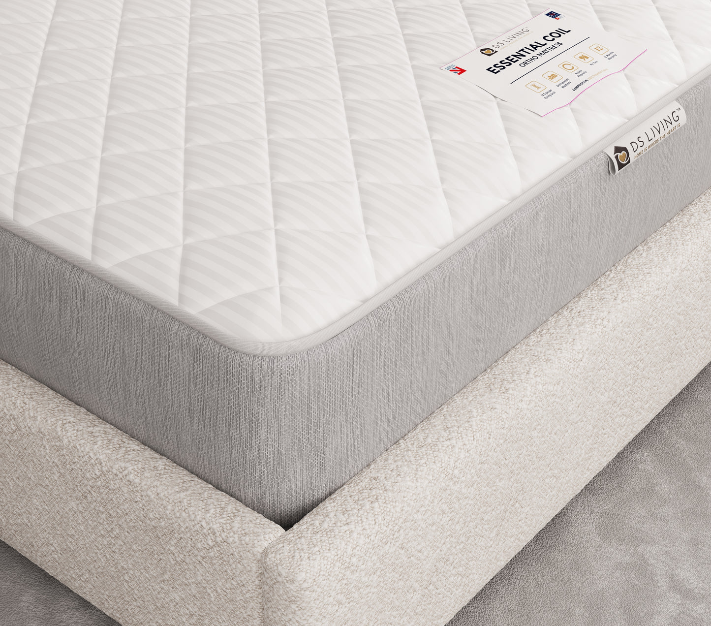 Ortho 12.5 Bonnell Spring  Mattress with Comfort Layers - Essentials by Ds Living