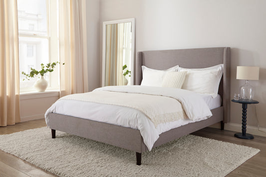 Siena Winged Upholstered Bed Frame