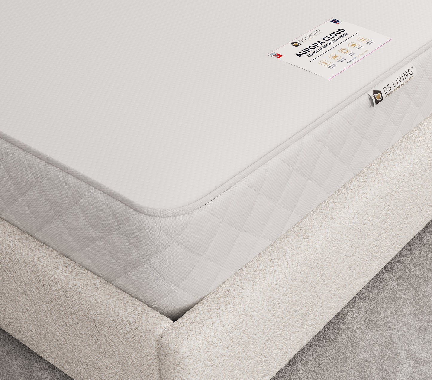 Soothe 12.5 Bonnell Spring Mattress with Reflex Foam Layers - Aurora by DS Living