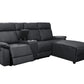 Sorento 3 Seater Leather Left Hand Corner Recliner Sofa