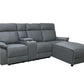 Sorento 3 Seater Leather Left Hand Corner Recliner Sofa
