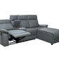 Sorento 3 Seater Leather Left Hand Corner Recliner Sofa