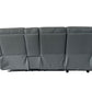 Sorento 3 Seater Leather Left Hand Corner Recliner Sofa