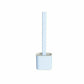 Silicone Toilet Brush w/ Wall Mount and Hygienic Basin