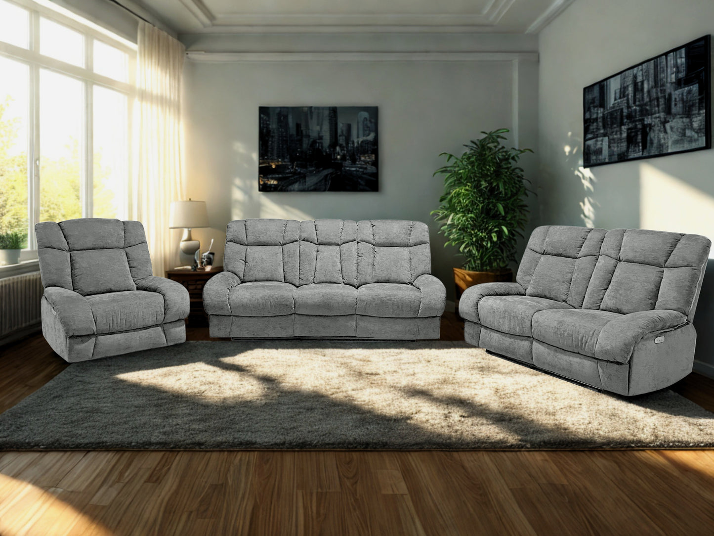 Torino 3+2 Seater Recliner Sofa Bundle Set