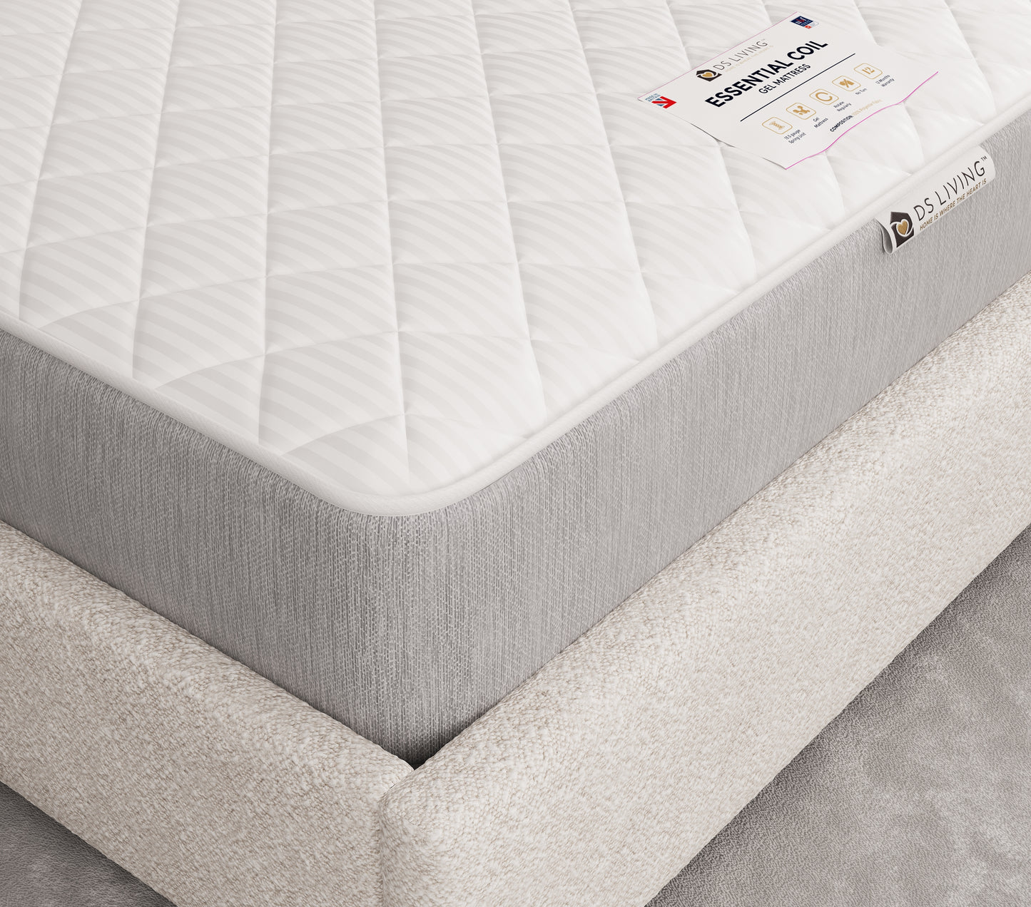 Tranquil 13.5 Bonnell Spring  Mattress with Gel Comfort Layer - Essentials by DS Living